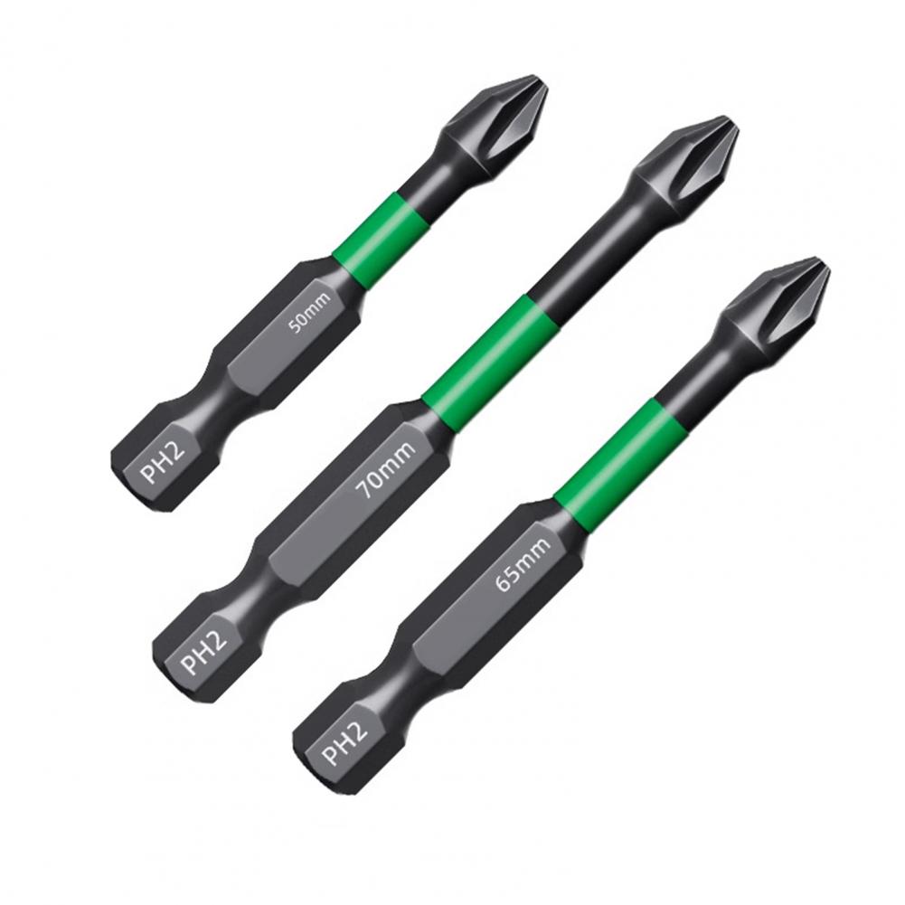 High Hardness Screwdriver Bits High Durability Hex Shank Drill Bit Set with Strong Magnetic Impact Screwdriver Tips for Various