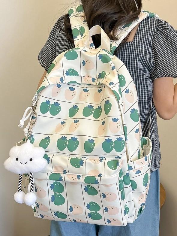 Style Small Backpack With Nylon Construction And Features For Students And Travel