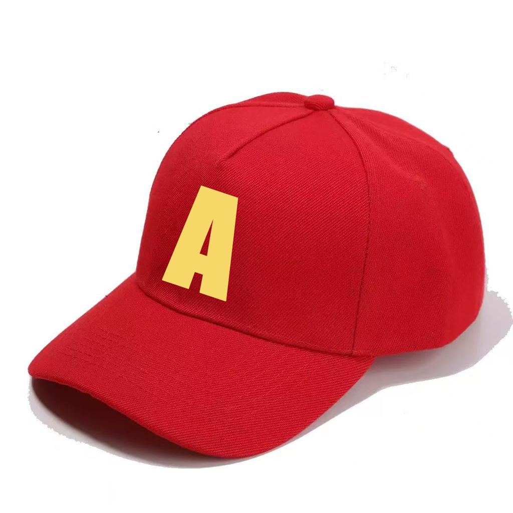 Alvins And The Chipmunk Red Adjustable Baseball Cap Unisex S/P Movie Promo Geek Animation Graphic A/S/T Sun Hats Woman Man