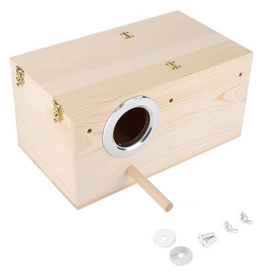 Holz Durable Vögel Nistkasten Nymphensittiche Vogel Zucht Box Haus Dekoration