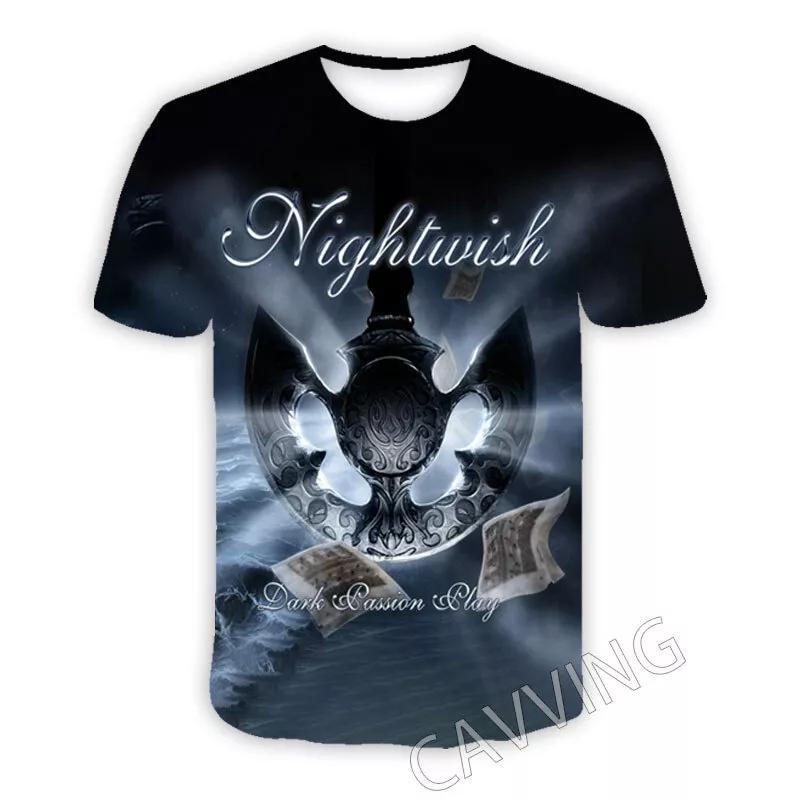 

Rock Nightwish T-shirt Men s 3D Printed Design Summer Short Sleeved Top Hip Hop Trendy Fashion O-Leader Street Men s Wear 2XL
