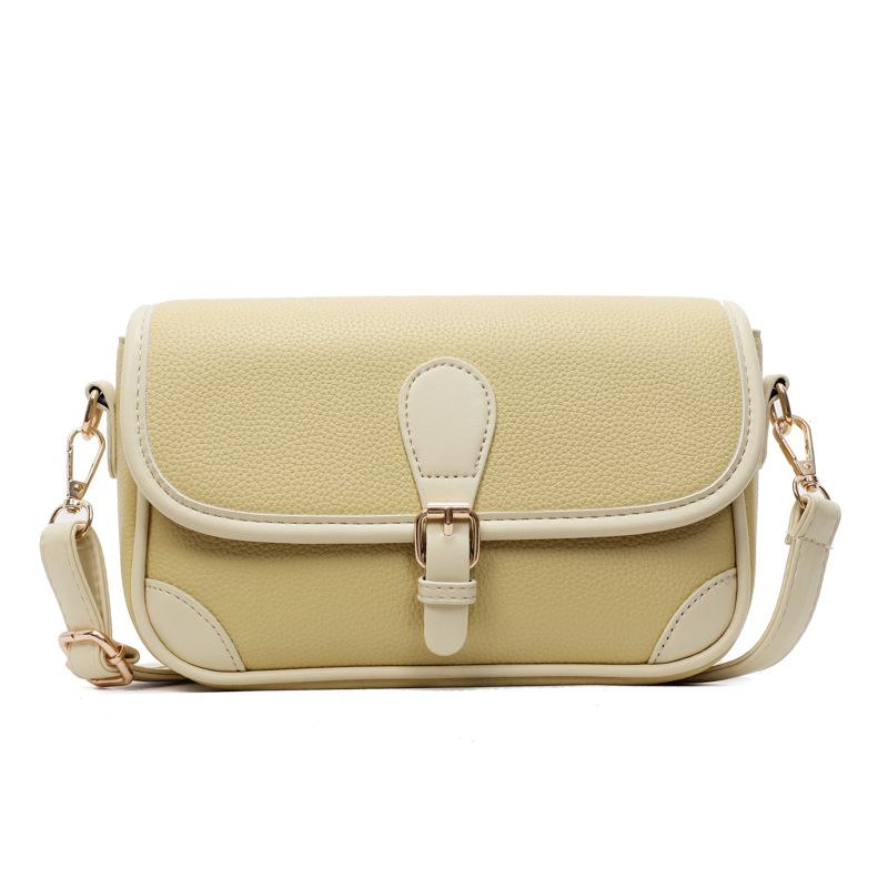 

Модная маленькая квадратная сумка Женская новая универсальная сумка через плечо сумка-мессенджер жёлтый