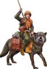 Master Box Scale Final War Series Girl Riding a The Last Plastic MB24086 1/24 Humanity's 8 Wolf, Bridge, Model, (Human)