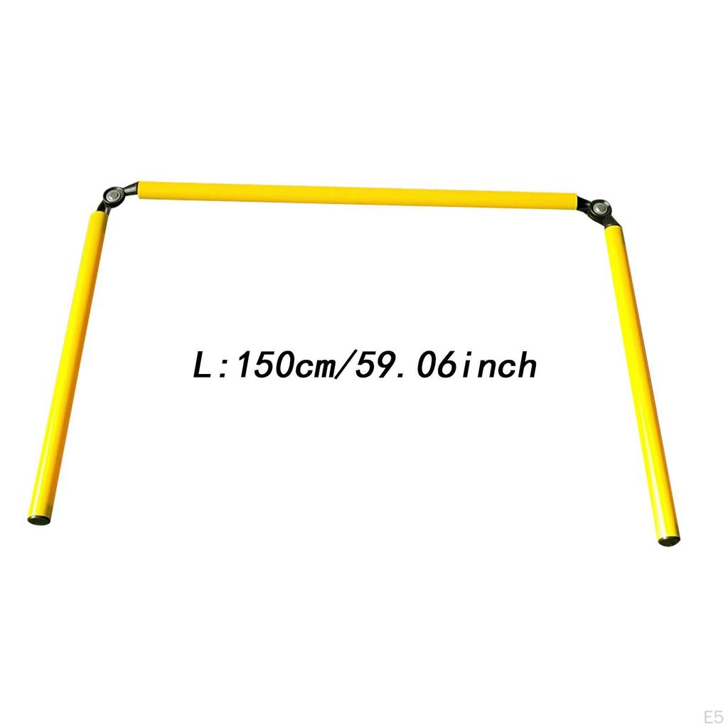 Football Agility Training Poles Foldable Barrier Marking Pole Obstacle Soccer Set for