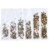 SS3-SS10 Colorful Glass Nail Rhinestones Multicolor Flat Back Crystal Strass Shiny Nail Art Gems Manicure Nails Art Decorations