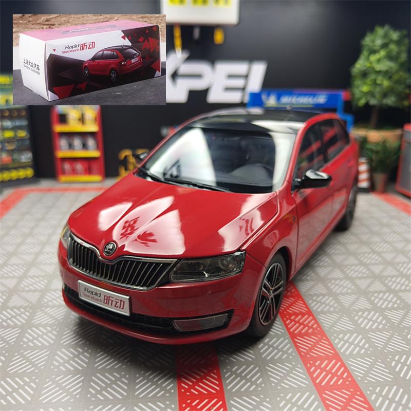 1:18 SKODA Rapid Spaceback Alloy Wagon Car Model Diecast Metal Travel Vehicles Car Model Simulation Collection Children Toy Gift