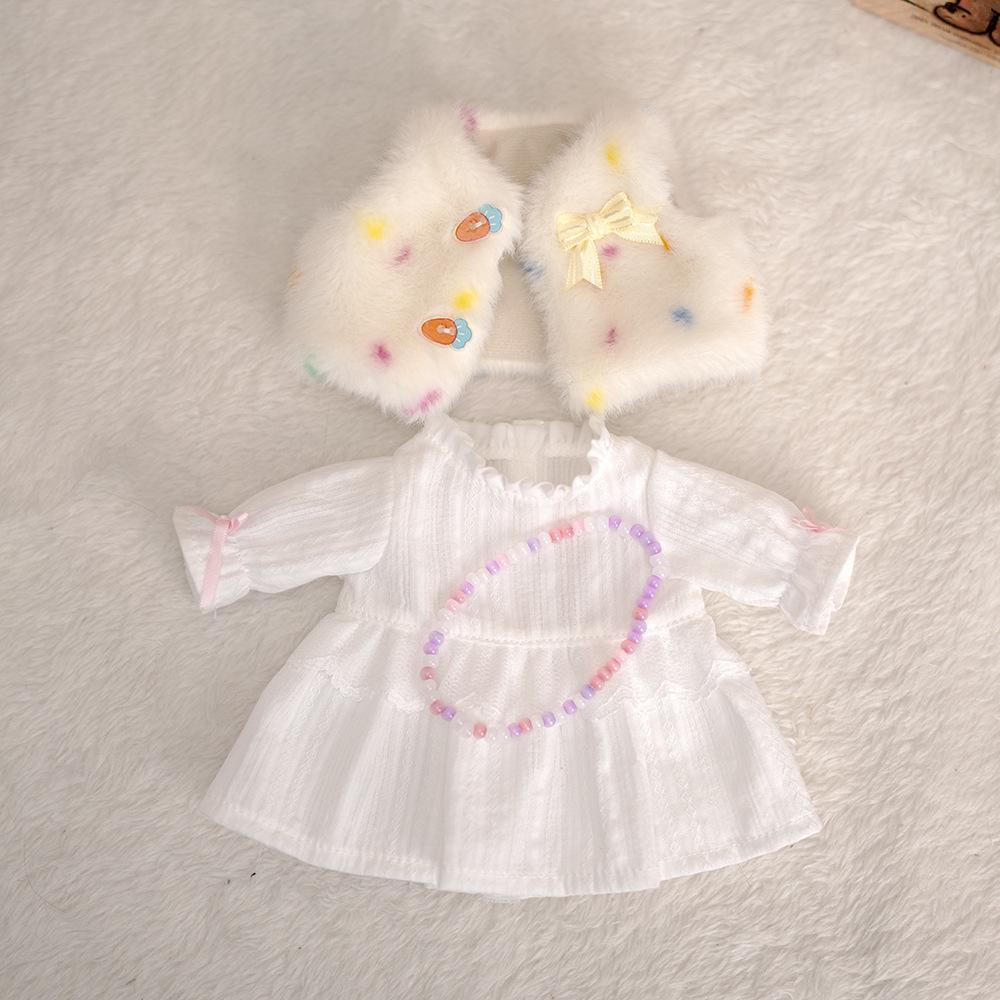 Mi Lu Jointed Doll Fur Vest & Xiao Le Mei Doll Clothes Set