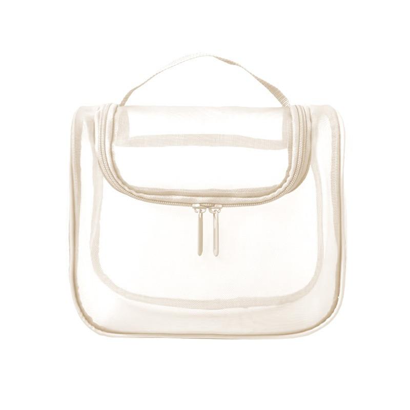 Trendy Waterproof Travel Makeup Bag - Large Capacity & Portable Toiletry Storage