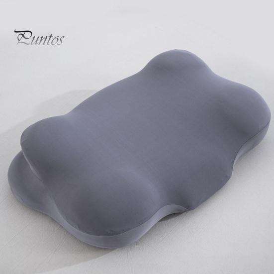 Adjustable Height Pillow Cloud Memory Foam Contoured with Washable Cover Neck Cervical Support Ergonomic for Side Back Stomach Sleepers