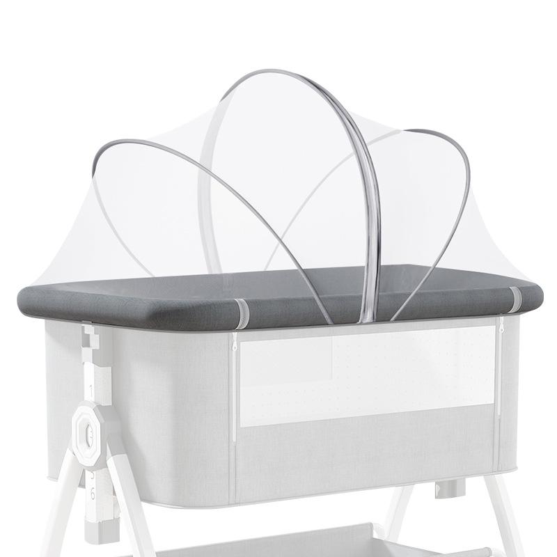 

Складная детская кроватка - противомоскитная сетка, универсальная, полное покрытие, не требует установки 60cm x 105cm белый