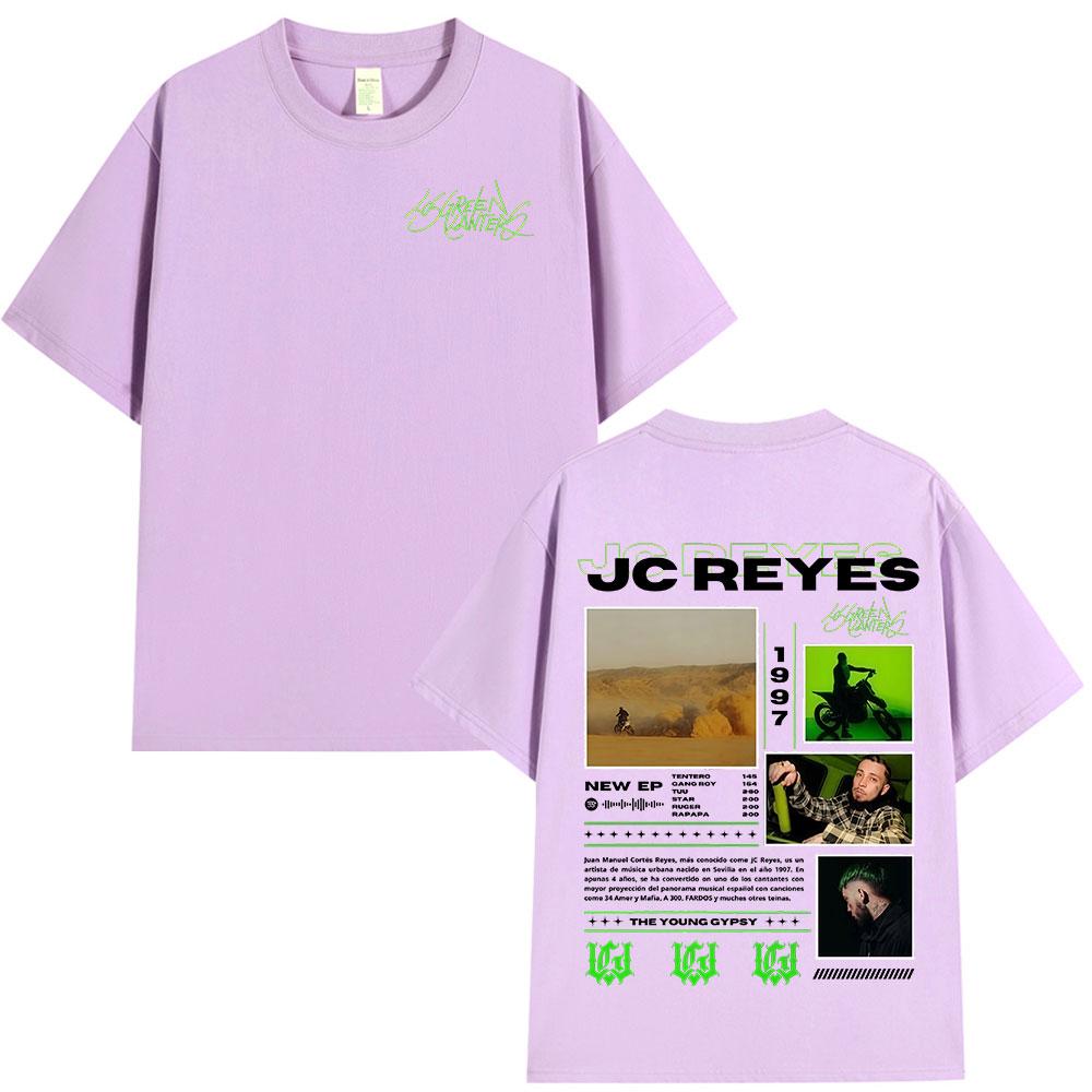 Rapper Jc Reyes 2025 Album Merch Tshirt Unisex Women Fashion Hip Hop Tshirts High Quality Cotton Short Sleeve T Shirts Streetwear