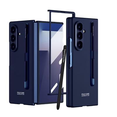 Ultra-Thin Foldable Phone Case Galaxy Z Fold7 With Built-in Stylus Holder Screen Protector