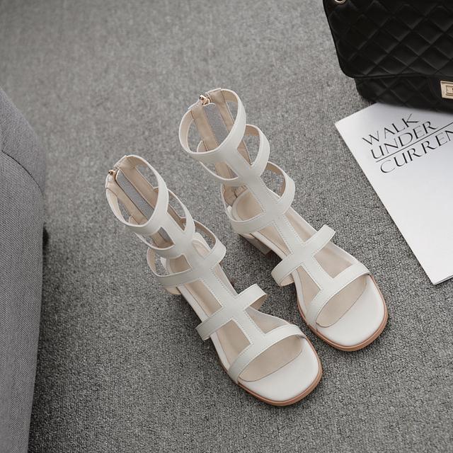 

Сандалии на блочном каблуке, универсальная женская обувь, летний костюм, женские бежевые, средние эспадрильи, новая женская обувь на платформе на массивном каблуке 36 светло-желтого