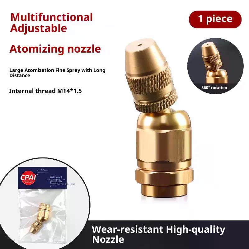 Lightweight Multipurpose High Pressure Brass Misting Sprayer For Lawn Home Garden Irrigation And Agricultural Sprayed 1PCS