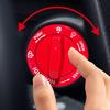 Car Start Button Cover - Creative Design Alloy Car Knob Protector - Rugged Alloy