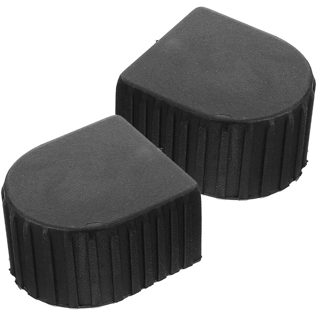 2Pcs Ladder Protective Covers Heavy Duty Plastic End Caps for Extension Ladders Aluminum Alloy Ladder Accessories