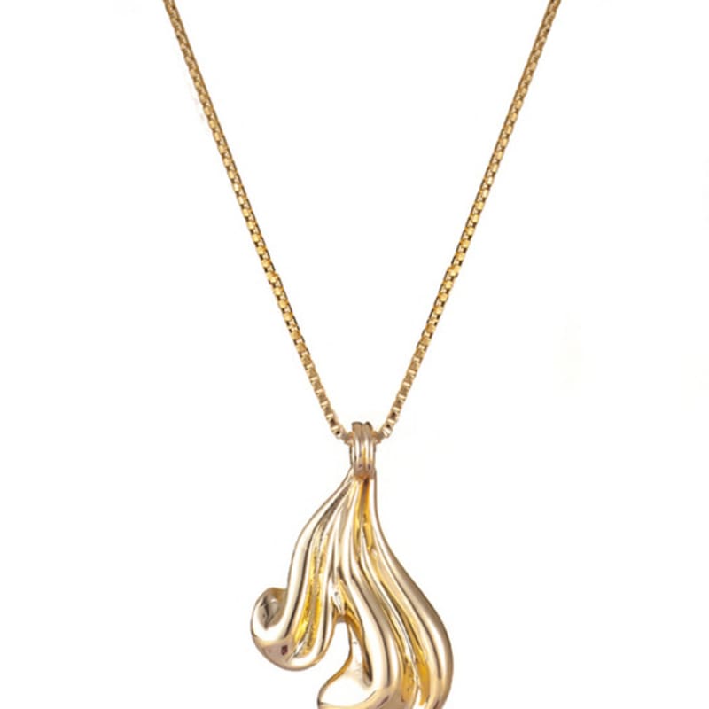 Unsichtbarer COLLIER DOPPELMATERIAL_GOLD