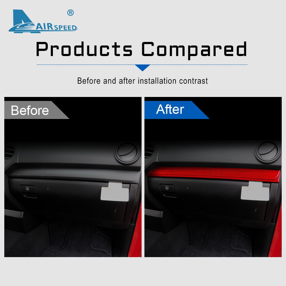 Carbon Fiber for Toyota Tundra 2014 2015 2016 2017 2018 2019 2020 2025 Accessories Interior Trim Co-pilot Glove Box Handle Trim