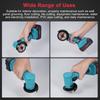 21V Cordless Angle Grinder Kit with 19000 RPM Brushless Electric Motor Power Angle Grinder Tools with 2 x 1300mAh