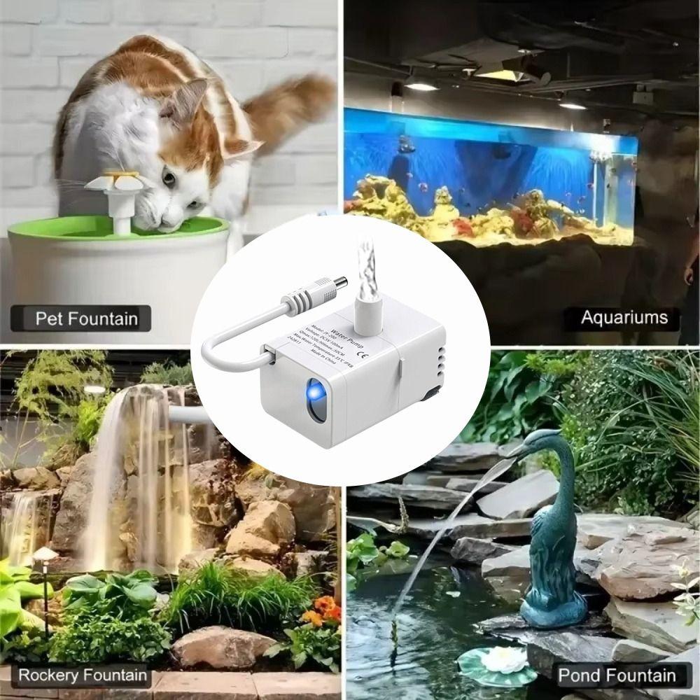 Auto Power Off Pet Water Fountain Pump Ultra Quiet Water Dispenser Pump Cat Water Fountain