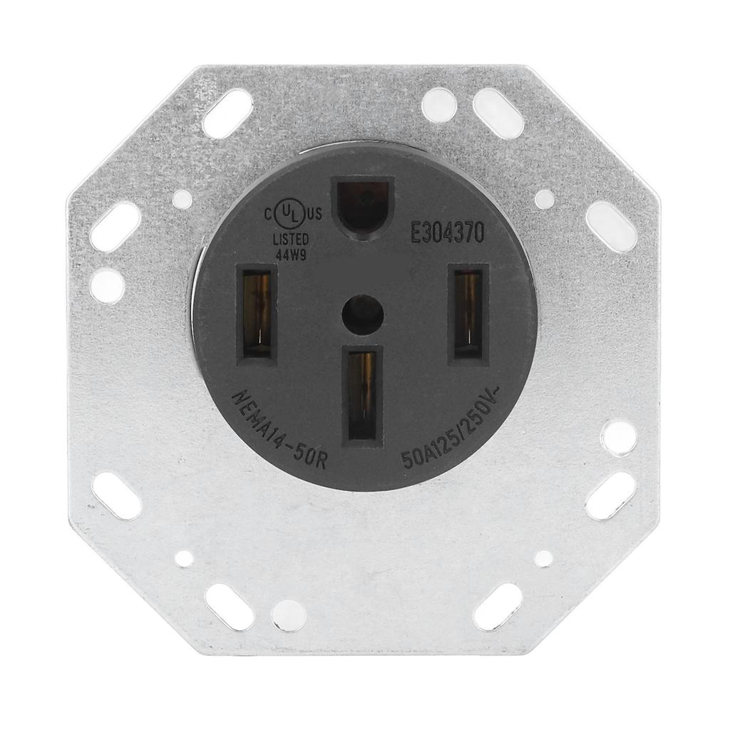 Outlet Socket NEMA L14?50R US Standard Straight Industrial Receptacle Outlet 50A 125250V