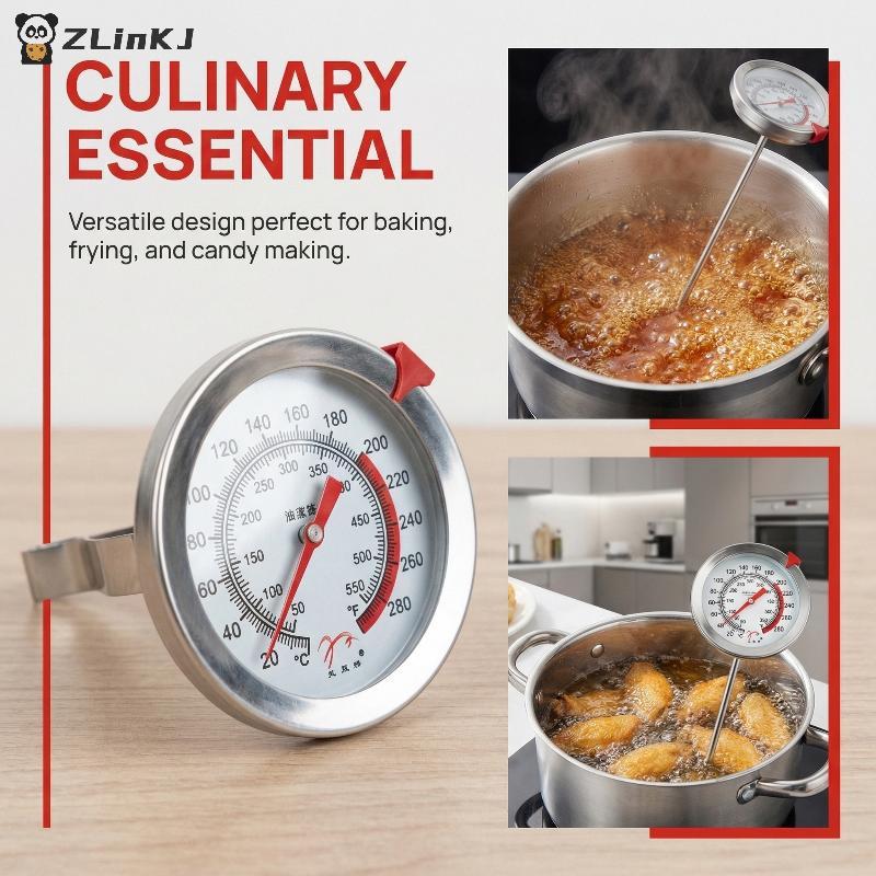 1Pcs Kitchen Thermometer Probe Stainless Oven Grill Barbecue Temperature Gauge