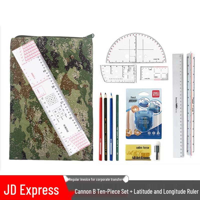 Military Topographic Mapping & Plotting Tool Kit