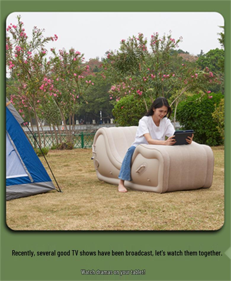 Automatic Inflatable Outdoor Recliner Sofa - Zero Gravity Meditation Pad