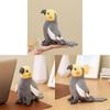 Plush Parrot Toy Animal Collectible Soft Stuffed Animal For Kids And Toddlers