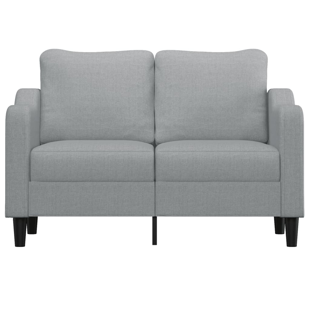 Vidaxl 2-Seater Sofa, Light Gray, 120 Cm, Upholstered In Fabric