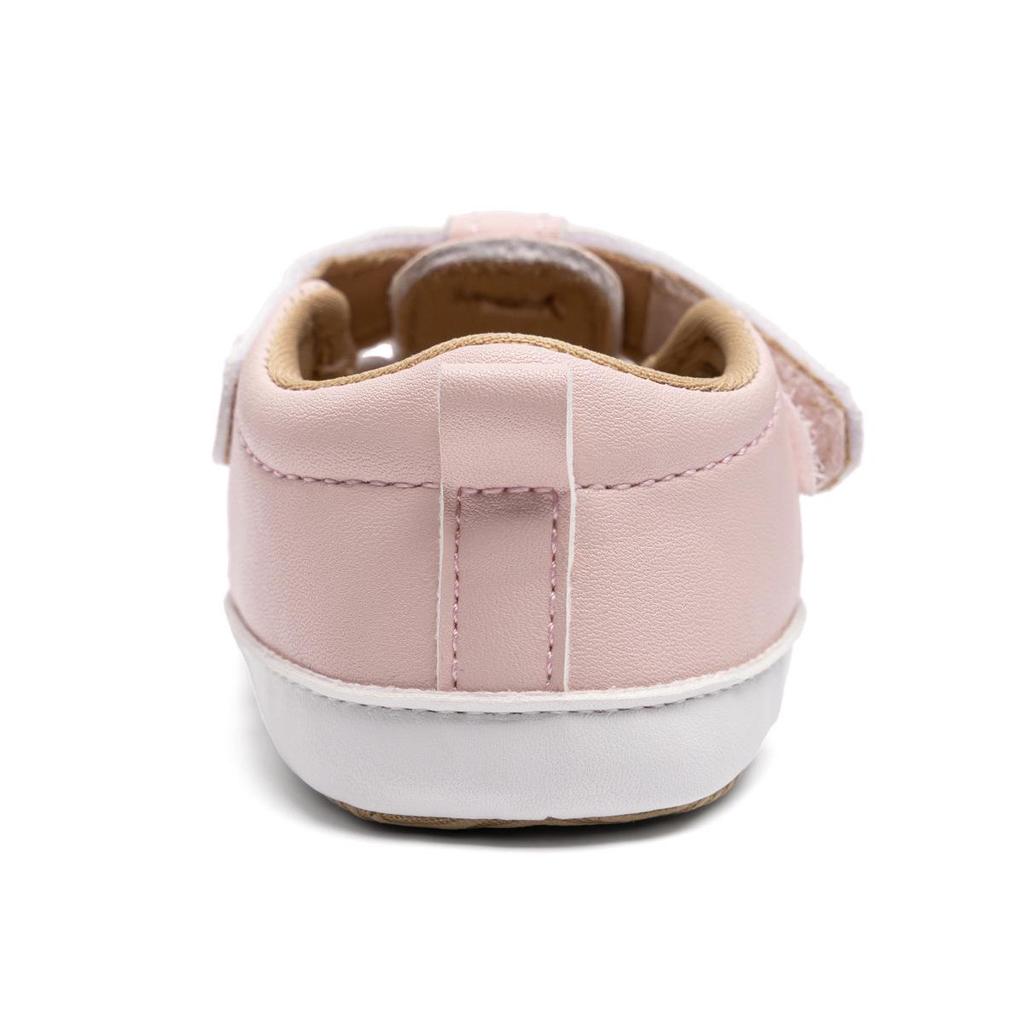Infant Girls' Non-Slip Closed Toe Sandals (0-1 Year) with Soft Sole & Velcro