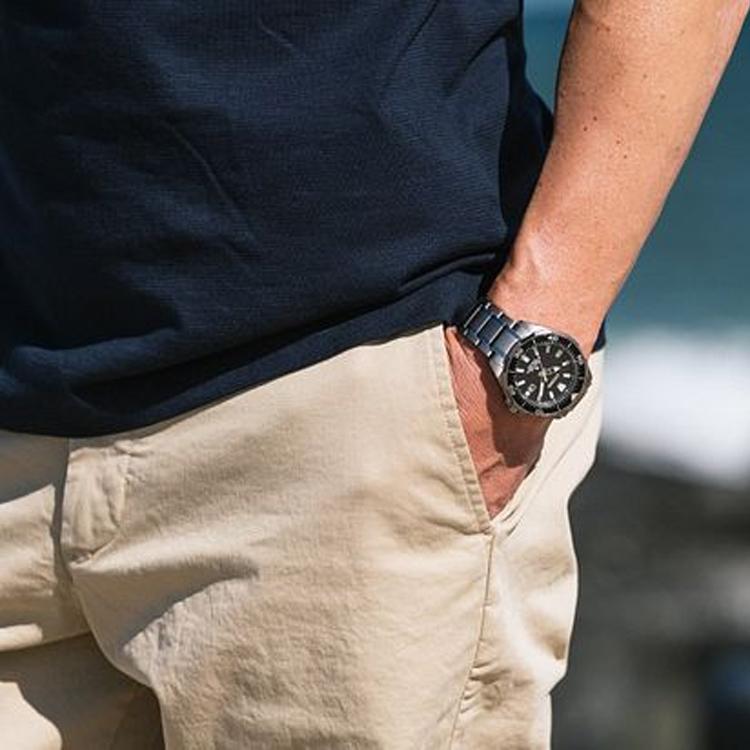 CITIZEN Promaster Collection 200m Waterproof Light Powered Quartz Movement Super Titanium Strap BN0200-56E