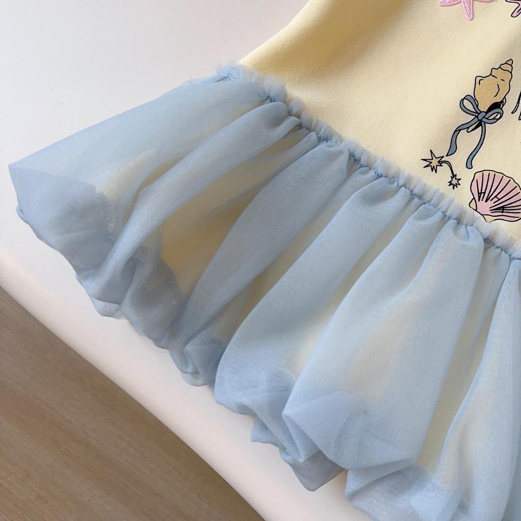 Neues Frühling/Herbst Baby Mädchen Langarm Cartoon Kleid - Stilvoll & Modisch (ACC009)