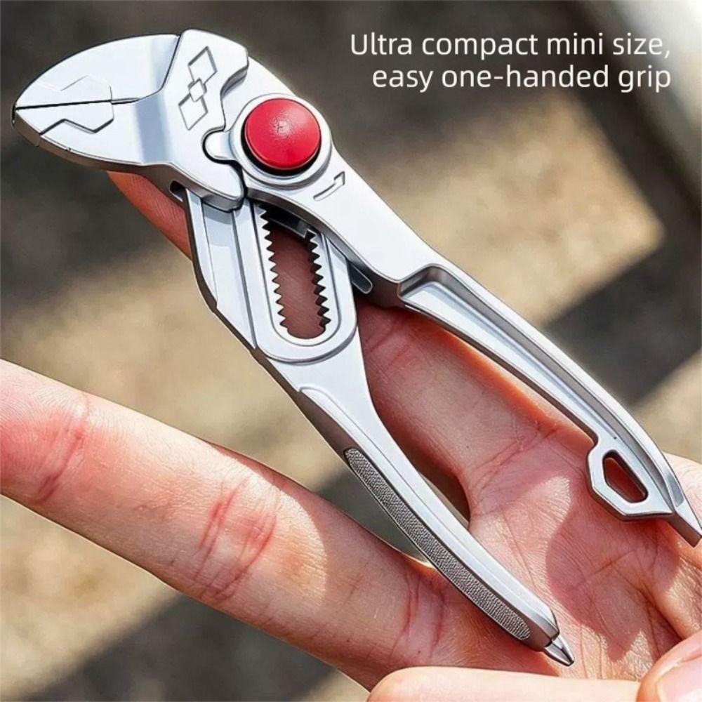 Chrome Vanadium Steel Water Pump Pliers Adjustable Multifunctional Tool Compact Miniature Pliers