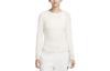 T Shirts Women's White Crew Neck Moderate Straight Fit FB8718-104