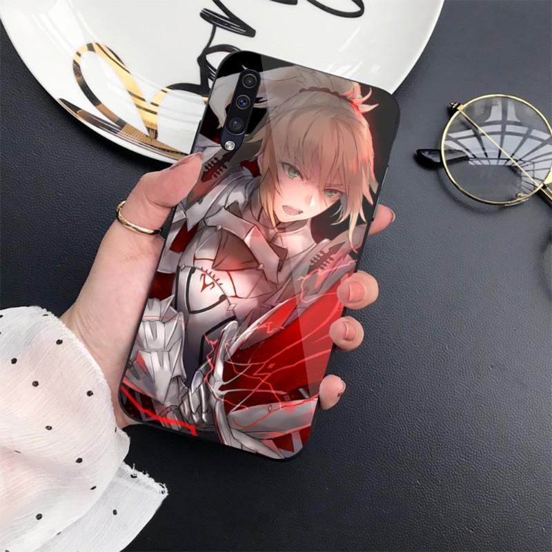 Fate Apocrypha Anime Phone Case For Samung A32 A51 A52 NOTE 10 20 S10 S20 S21 S22 Pro Ultra Black PC Glass Phone Cover