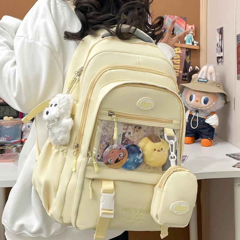 New High-value, Fresh, Sweet and Transparent, Junior High School Students Campus Lightweight Backpack