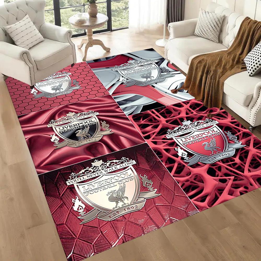 Liverpool Football Club Area Rug Suitable For Study Room Bedrooms Hallway Kitchen Antislip Carpet Anime Office Decor Wedding Party Gift