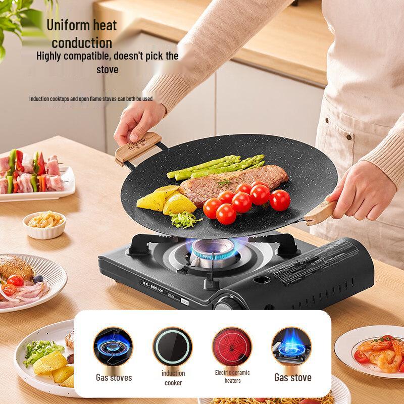 ZISIZ Korean BBQ Induction Griddle Pan