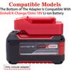 Battery Adapter For Aldi Ferrex 20V Li-ion Tools To Einhell/Ozito 18V Li-ion Battery Adapter Converter Power Tool Accessory