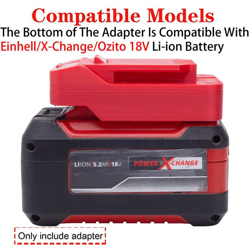 Battery Adapter For Aldi Ferrex 20V Li-ion Tools To Einhell/Ozito 18V Li-ion Battery Adapter Converter Power Tool Accessory