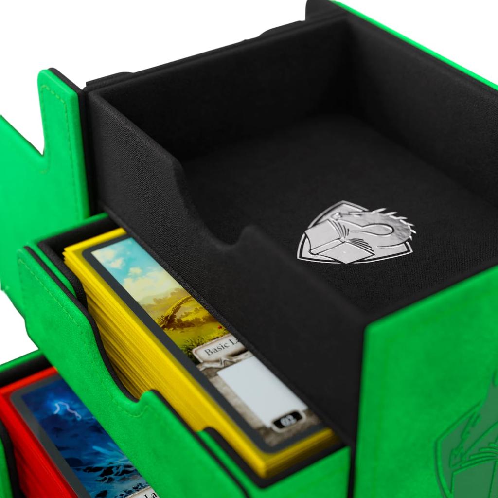 Gamegenic The Academic XL Premium Deckbox Kartenaufbewahrung Kartenspiel Schutzhülle Bietet Platz für bis zu 122 Karten und Spielzubehör Community Choice Farben Hergestellt