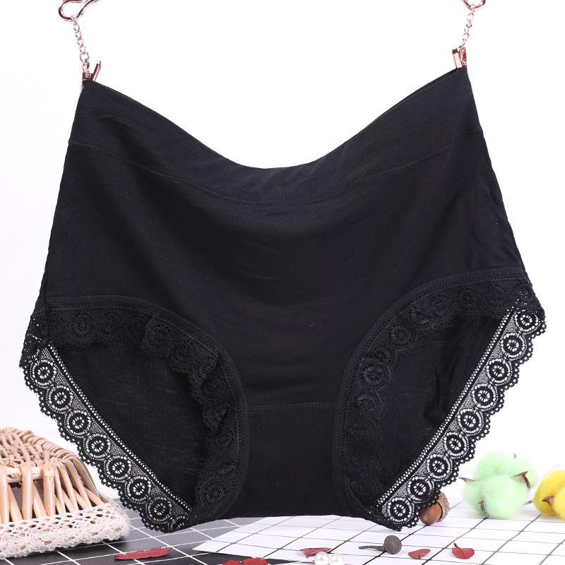 High Waist Plus Size Modal Cotton Panties for Women - Soft, Mid-Rise, Comfortable Fit for 200 Lbs
