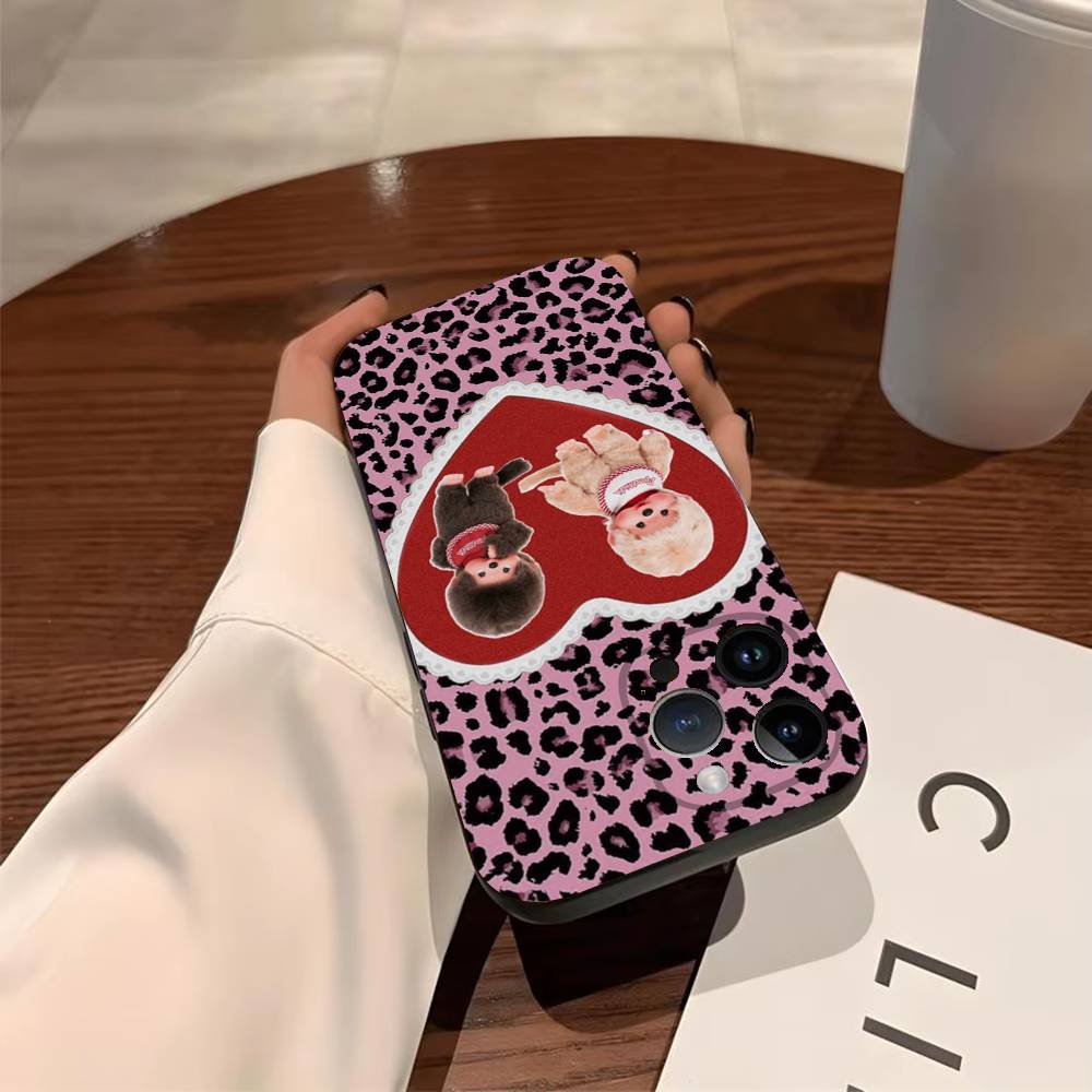 

Cute M-monchhichis-s Phone Case for iPhone 17,16,15,14,13,12,11,Pro,X,Xs,Max,Plus Shockproof Cover iPhone16