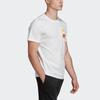 Adidas Embroidery Gfx Cartoon Print Casual Sports Round Neck Short Sleeve T-Shirt Men Tops White FM9449