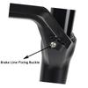 Gravel Magnesium Alloy Off-Road Front Fork 700C Shock Absorbing Air Suspension Conical Bicycle Disc Brake Thru Axle 100 * 12MM