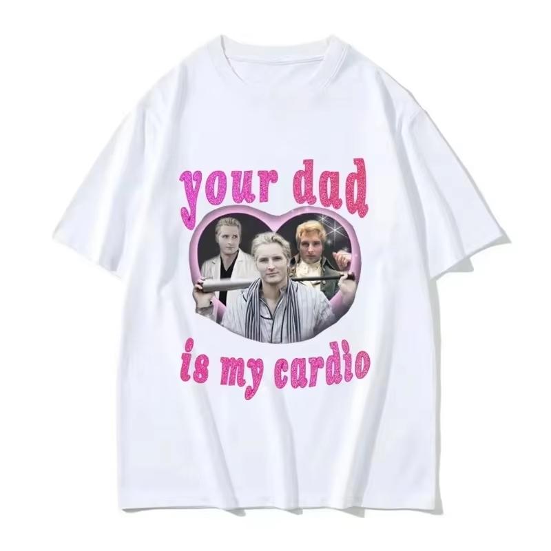 Funny The Original Dilf Carlisle Cullen Twilight Oversized T Shirts Fashion Summer Women Clothing Streetwear Tops Tshirt S