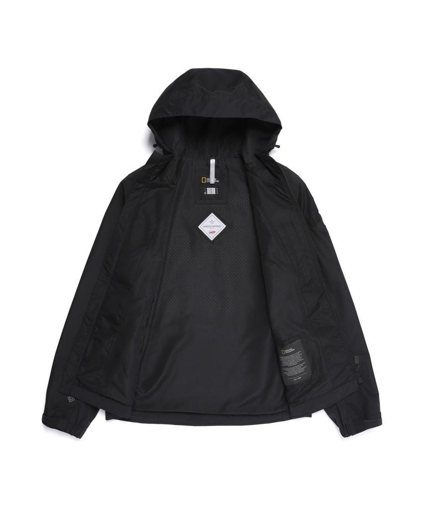 Nationalgeographic N265Ujp260 Atlas Gore Windstopper 2-Layer Hooded Jacket Black