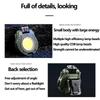 Multifunctional COB Keychain Light with Hand Wave Sensor Portable Clip-on LED Flashlight Hat Headlight for Outdoor Working