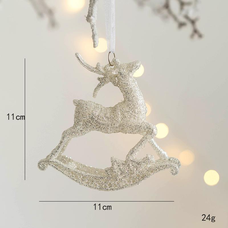 2025 New Year Christmas Ornaments DIY Gift Christmas Tree Elk Pendant Hanging Decorations for Home Christmas Kids Gifts natale